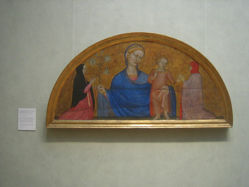 Madonna and Child with Donors, c. 1365, Giovanni da Milano  _8314