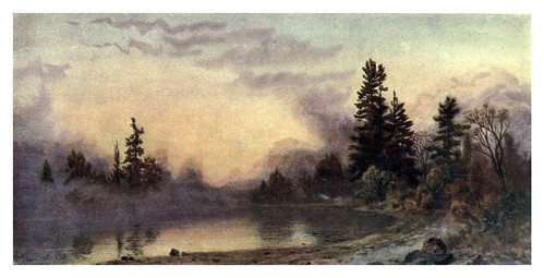 010-Niebla nocturna en Muskoka-Canada-1907- Thomas Martin Mower