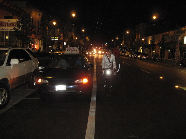 I parked in the bike lane, and they didnt like it