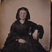Lovely Young Woman in Second Stage Mourning, 1/6th-Plate Ambrotype, Circa 1857
