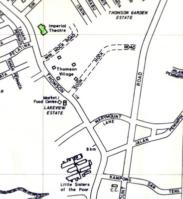 Map of Imperial Theatre
