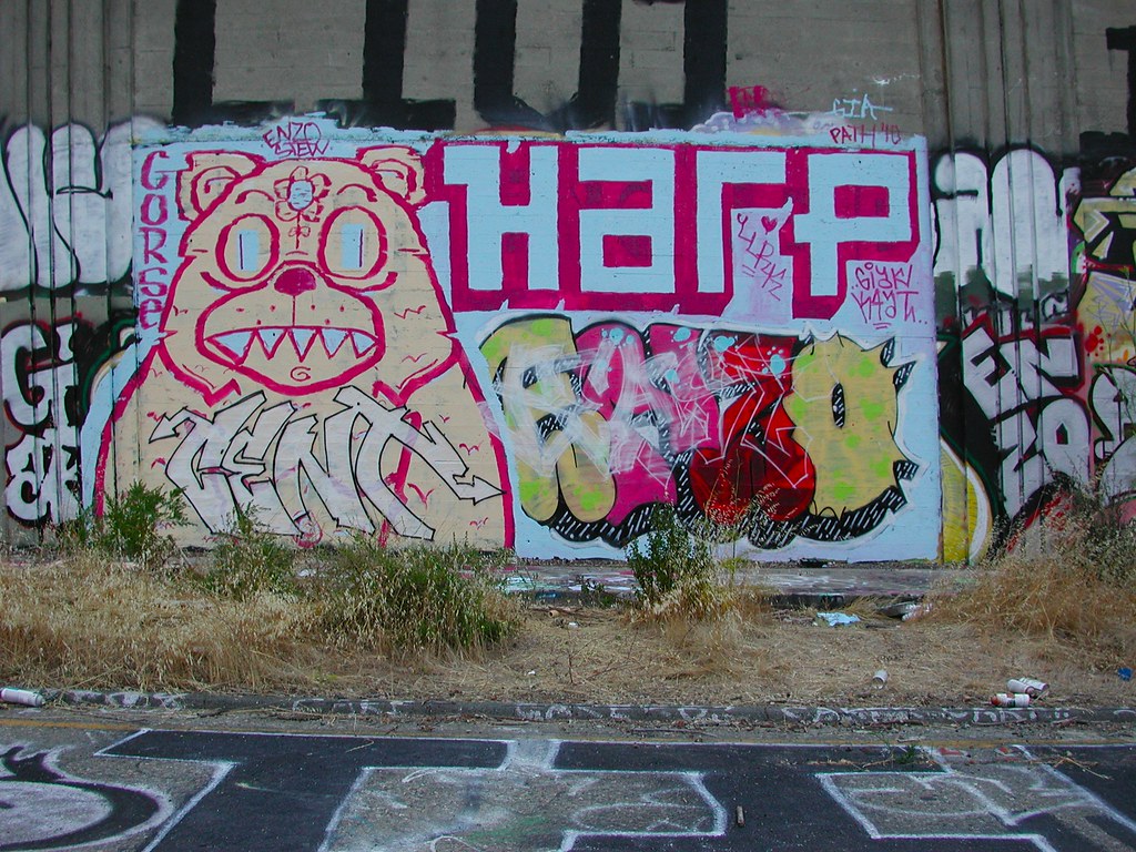 GORSE, HARP, GIA, Graffiti, the yard, Oakland