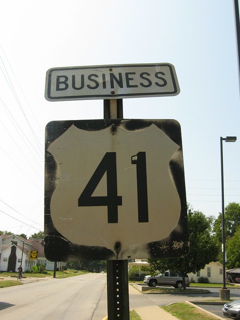 Business US 41 shield