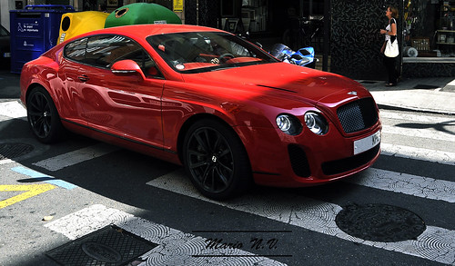 Red Bentley Continental Supersports Coupe Nacho Novo's car Gij n Spain