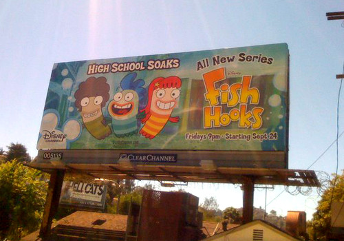 pictures of fish hooks characters. Fish Hooks billboard