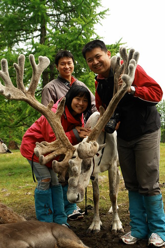 Reindeer Family in Khovsgol Lake 庫蘇古勒湖區 Day 2