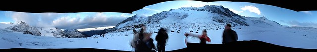 Panorama on the Trift Glacier