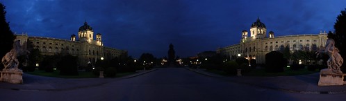 Museums by night (panoramic)