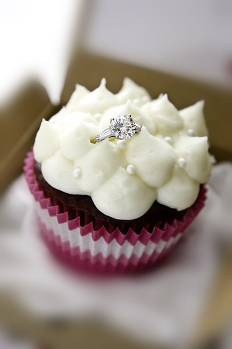 Engagement Ring Cupcakes