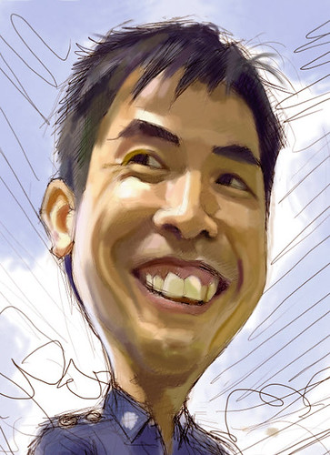 Digital caricature for Singapore Police Force - 1