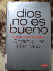 Christopher Hitchens tipográfica Cartel Dios no es gran Chris