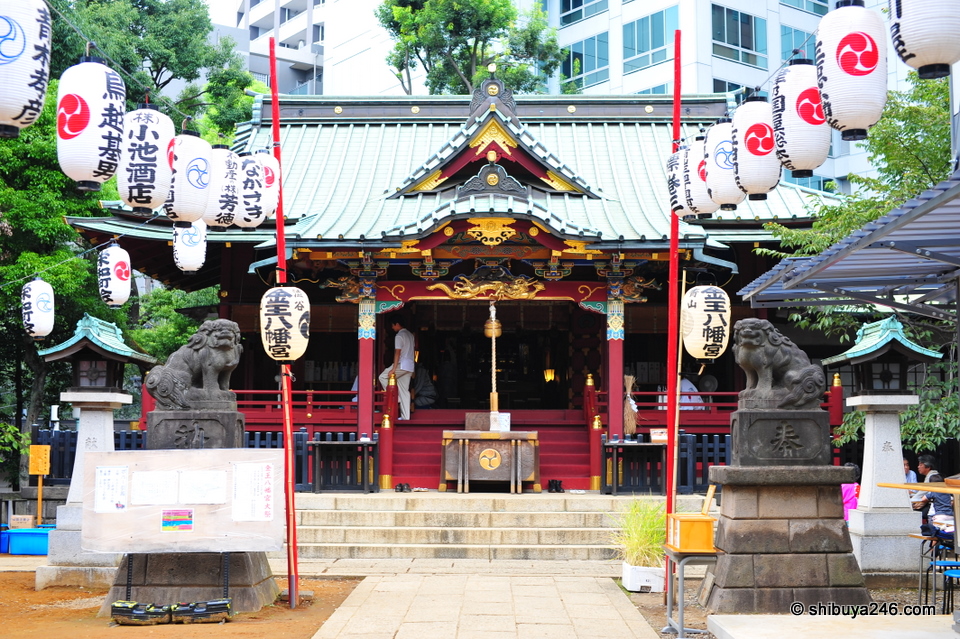 The main Temple area