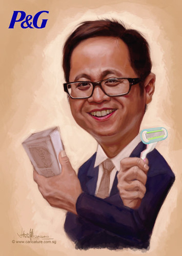 digital caricature for P&G - Ivan - 5 small