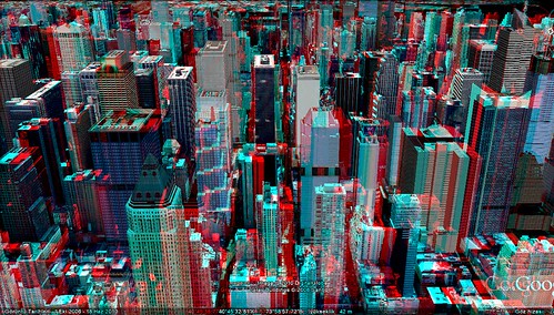 USA by 3D Anaglyph Turkey
