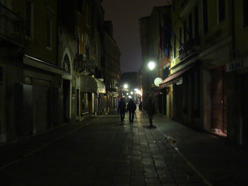 Streets of Venice at Night