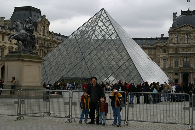 at the Louvre