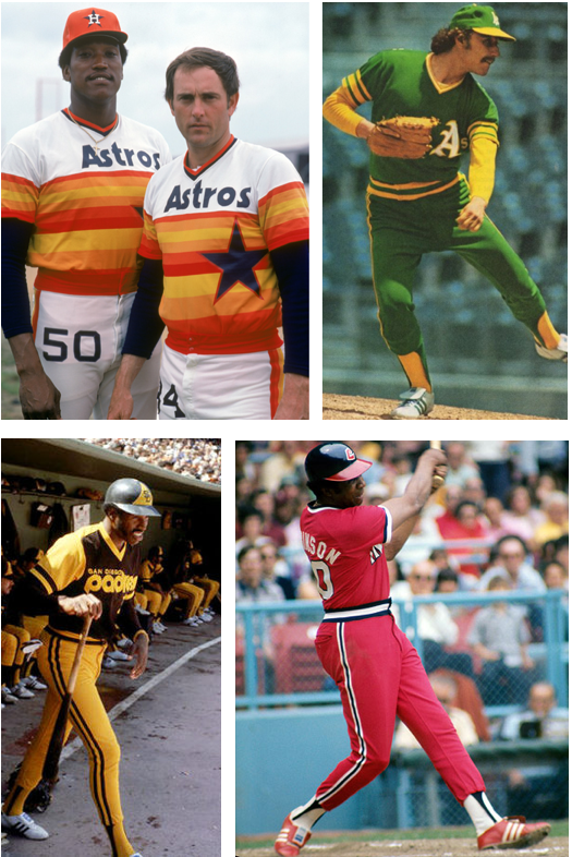 1970s baseball uniforms