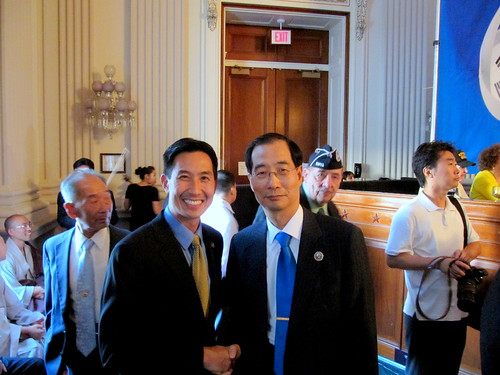 Congressman Djou and Ambassador Han Duk-soo of the Republic of Korea by RepCharlesDjou.