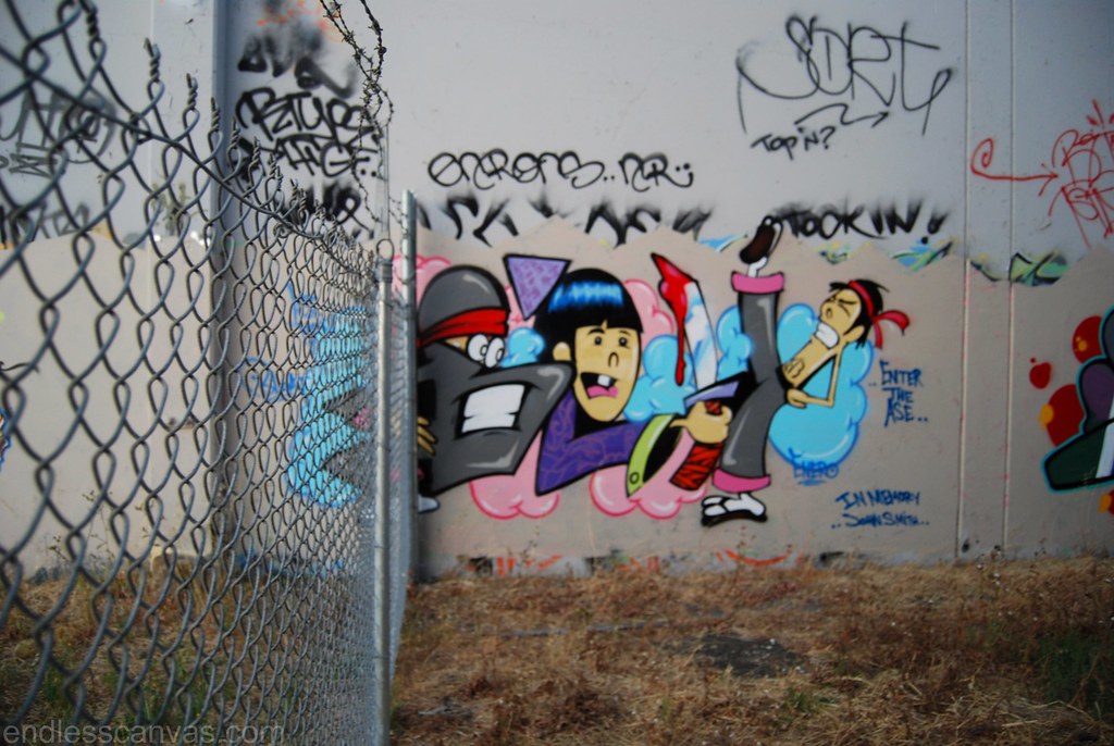 Bely Graffiti piece in the East Bay California. 