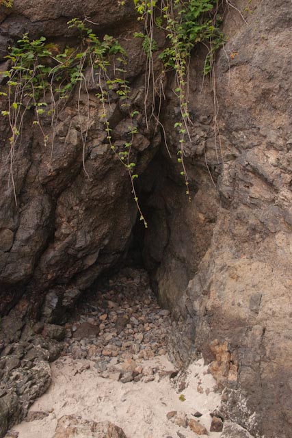 Crevice in Proposal Rock
