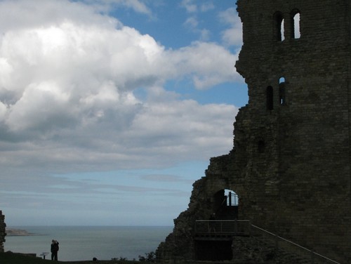 Dramatic view of Scarborough Castle