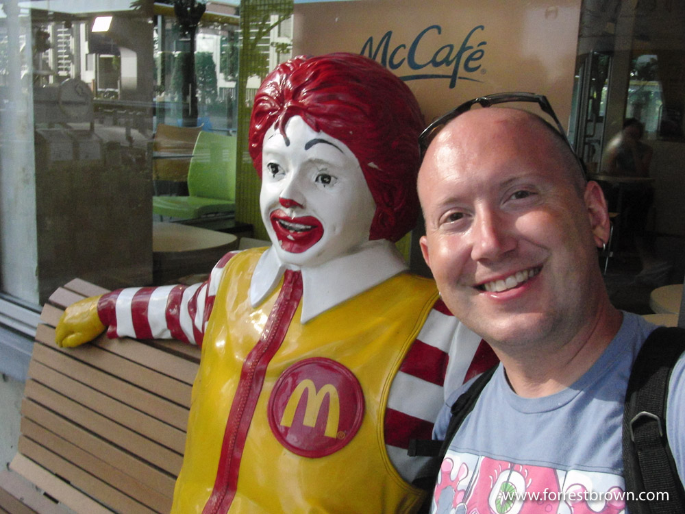 Forrest Brown, McDonald's, Restaurant, Tokyo, Japan, Ronald McDonald