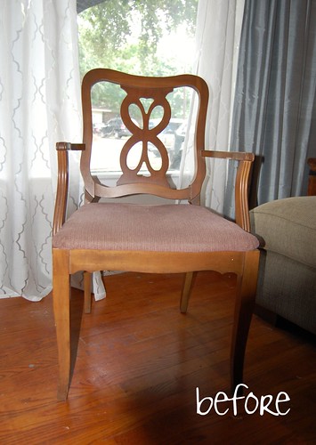 vintage chair - before