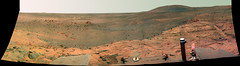 Three Human-Like Figures on Mars, One Giant Re...