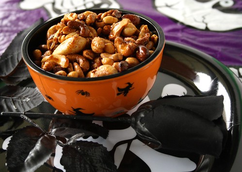 Halloween Spiced Nuts From Hell!