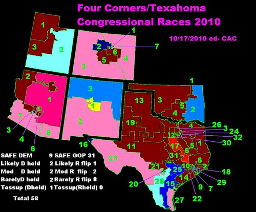 Four Corners and Texahoma Congressional Races 2010