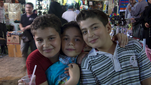 Children at souq