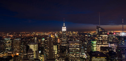 Nighttime in New York City