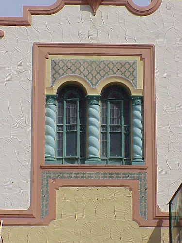 Window, former Gaiety de Luxe Cinema, Napier