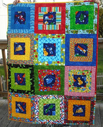 vehicle/primary color charity quilt