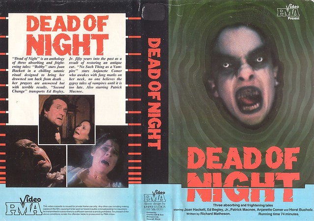 DEAD OF NIGHT (VHS Box Art)