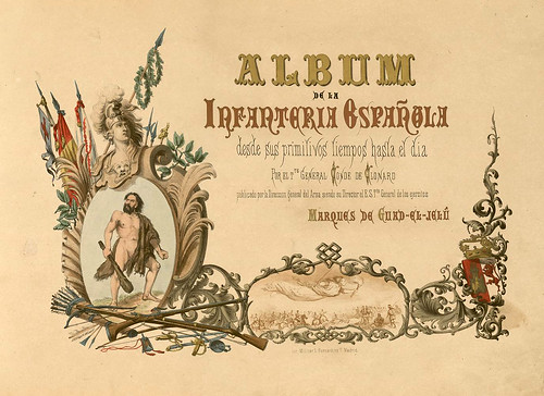 001- Álbum de la Infantería Española..-1861- conde de Clonard