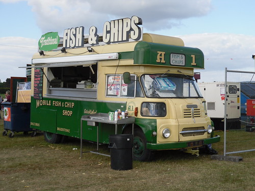fish and chips takeaway. 1967 Austin FG Fish amp; Chips