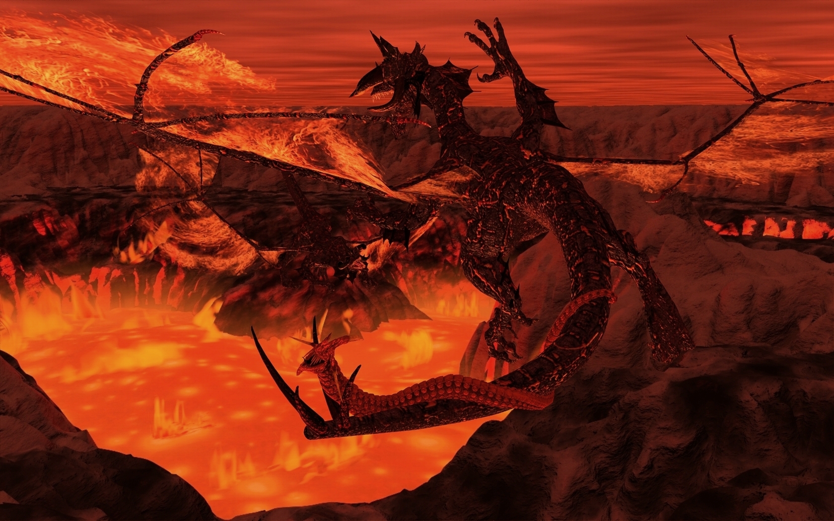 fire dragon skyrim