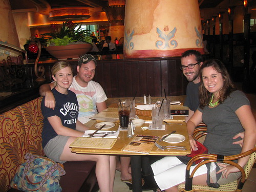 Tiffany, TJ, Aaron, Emily at Cheesecake Factory