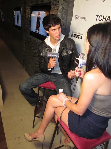 Drew Roy stops by the RealTVfilms Social Media Lounge presented by The 
