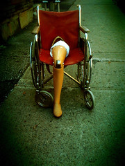 Prosthetic leg is still for sale by sarah0s, on Flickr