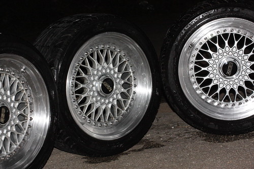 well traded some weld racing wheels for these BBS RS