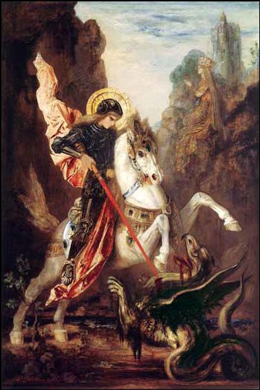 St George and dragon oil