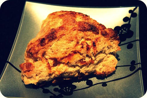plated scone