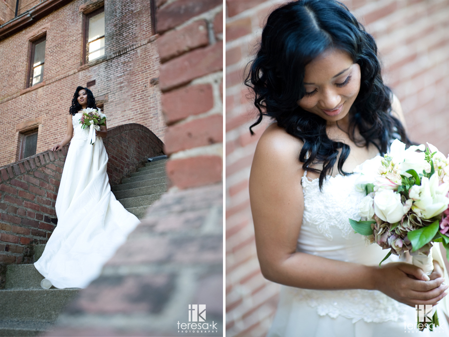 Bridal Images from the Preston Castle in Ione California by Teresa K photography