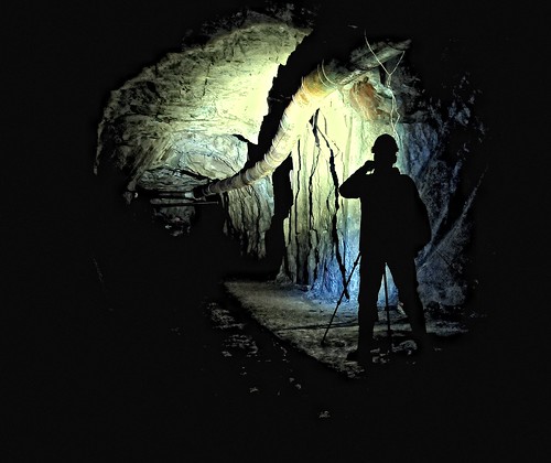 Its damn dark inside the mines!