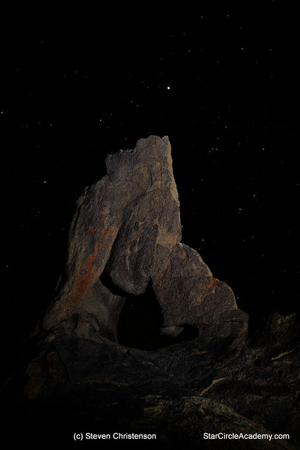 Lady Boot Arch in Alabama Hills, Lone Pine, California
