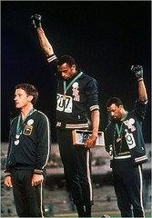 Tommie Smith Winning 1968 Gold Medal