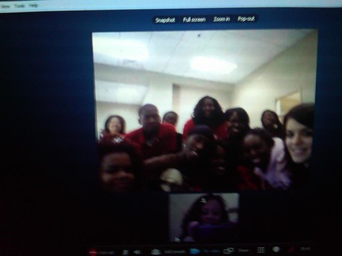 Skype visit with Philander Smith College