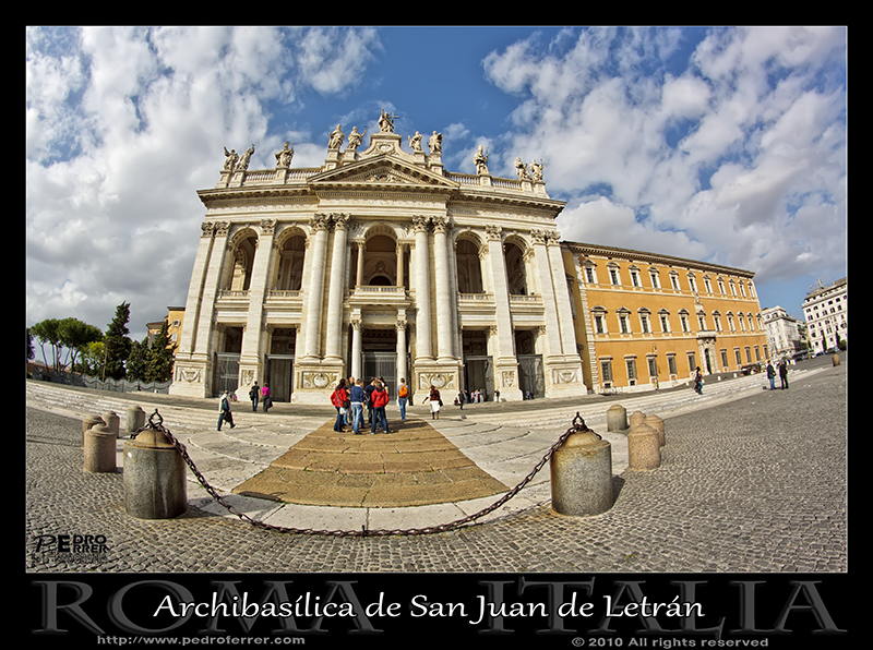 Roma - Archibasílica de San Juan de Letrán - Fachada
